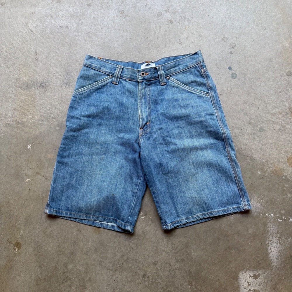 Old Navy Workwear Mens 30 Blue Denim Carpenter Shorts Relaxed